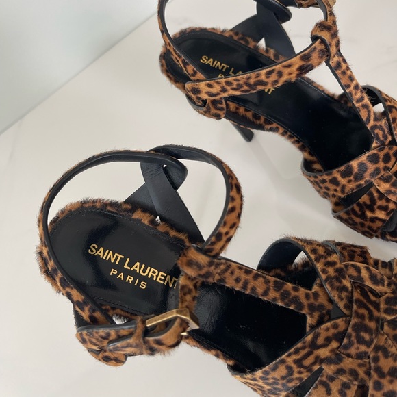 NEW IN BOX SAINT LAURENT TRIBUTE SANDALS - Picture 12 of 14